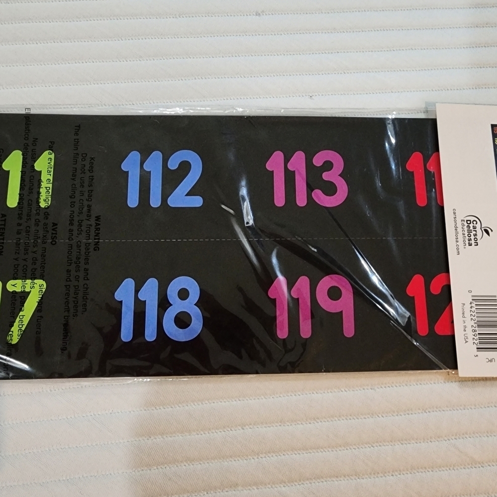 Classroom number line 0-120 NWT - Picture 5 of 7